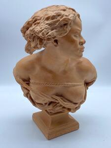 Pourquoi naître esclave 1868 sculpture bust Musée du Louvre 