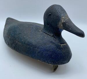 Two antique waterbird wooden decoys 