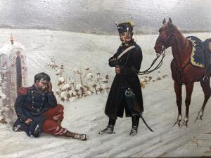 Christian Sell: a pair of Prussian-Franco war paintings 