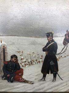 Christian Sell: a pair of Prussian-Franco war paintings 